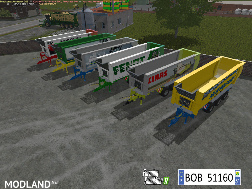 Pack 6 Trailers by BOB51160