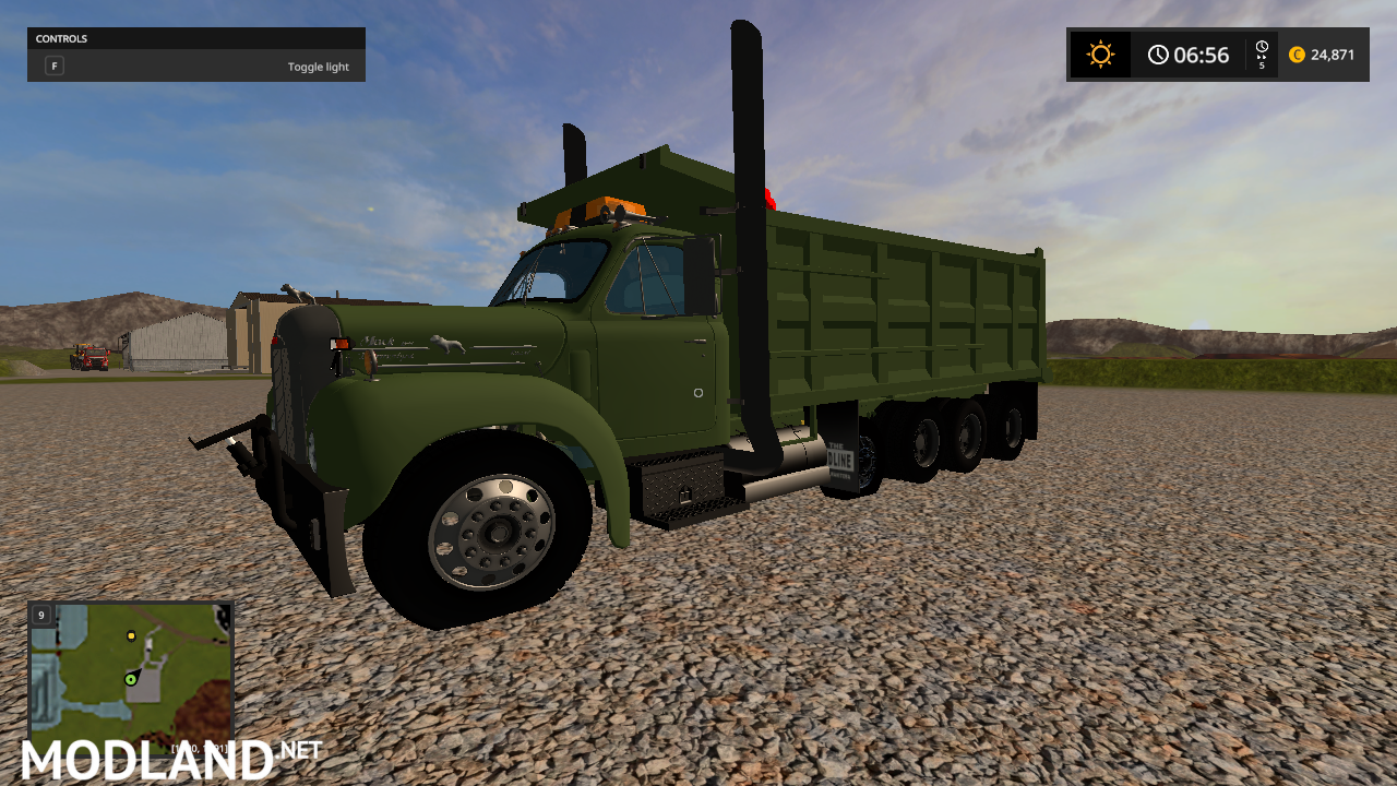 mack B61 dump truck fixed