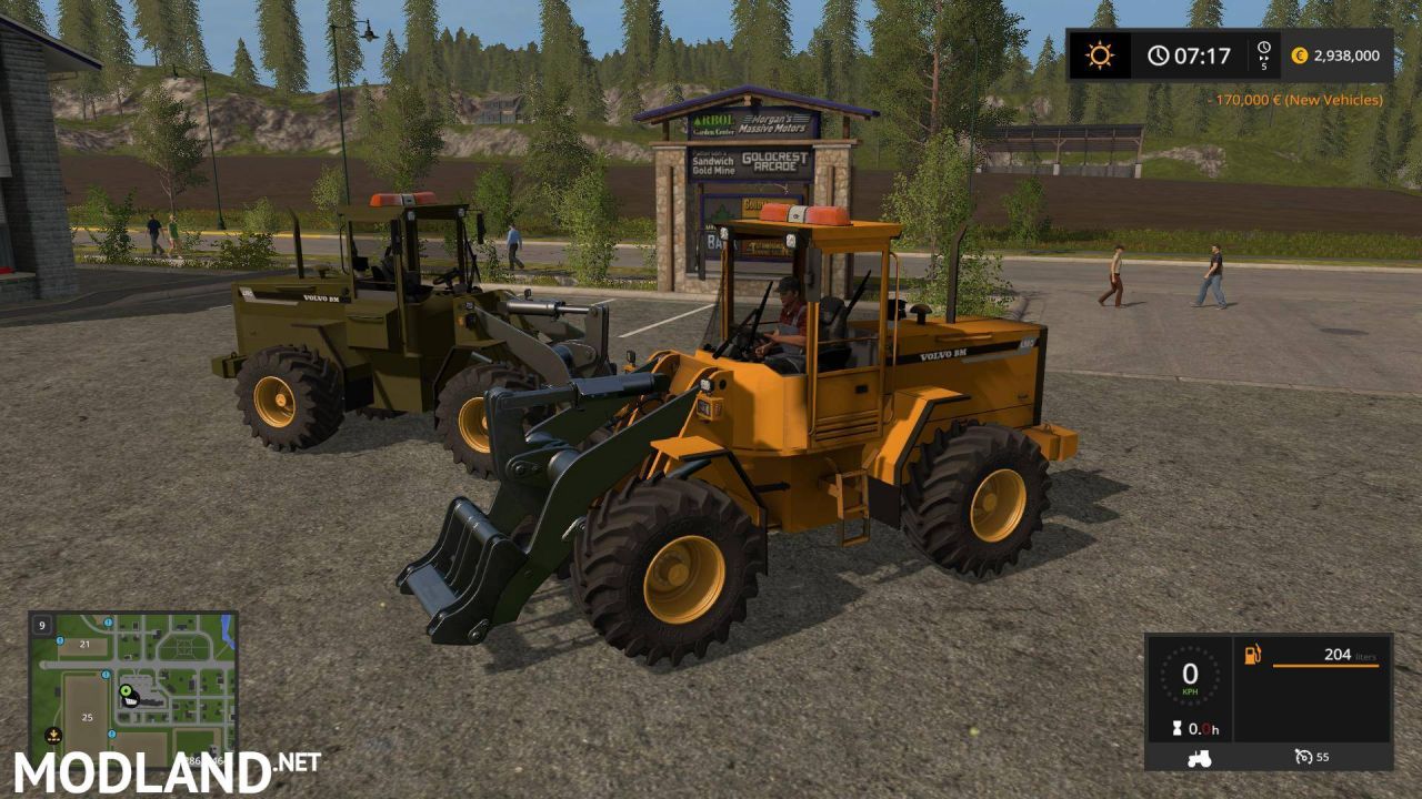 Volvo L90C Military Green and Yellow