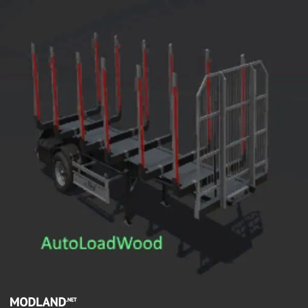 FS17 FLIEGL TIMBER RUNNER SHORT WITH AUTOLOAD WOOD