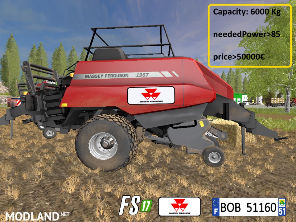 FS17 BigBaler MF1967 by BOB51160