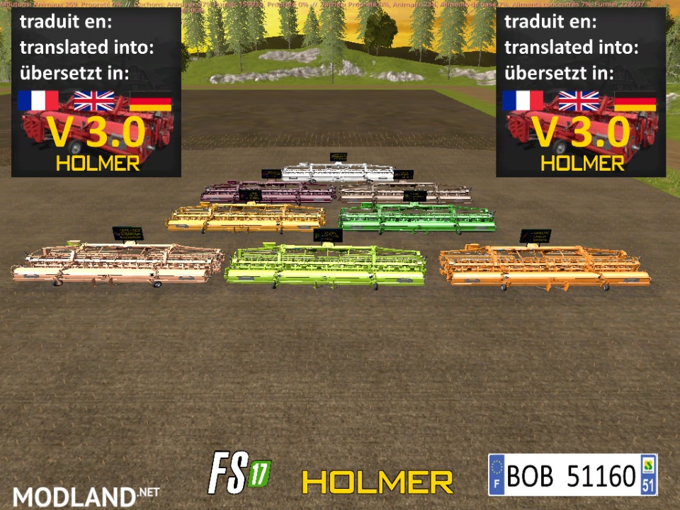 FS 17 Pack Cutter Holmer by BOB51160