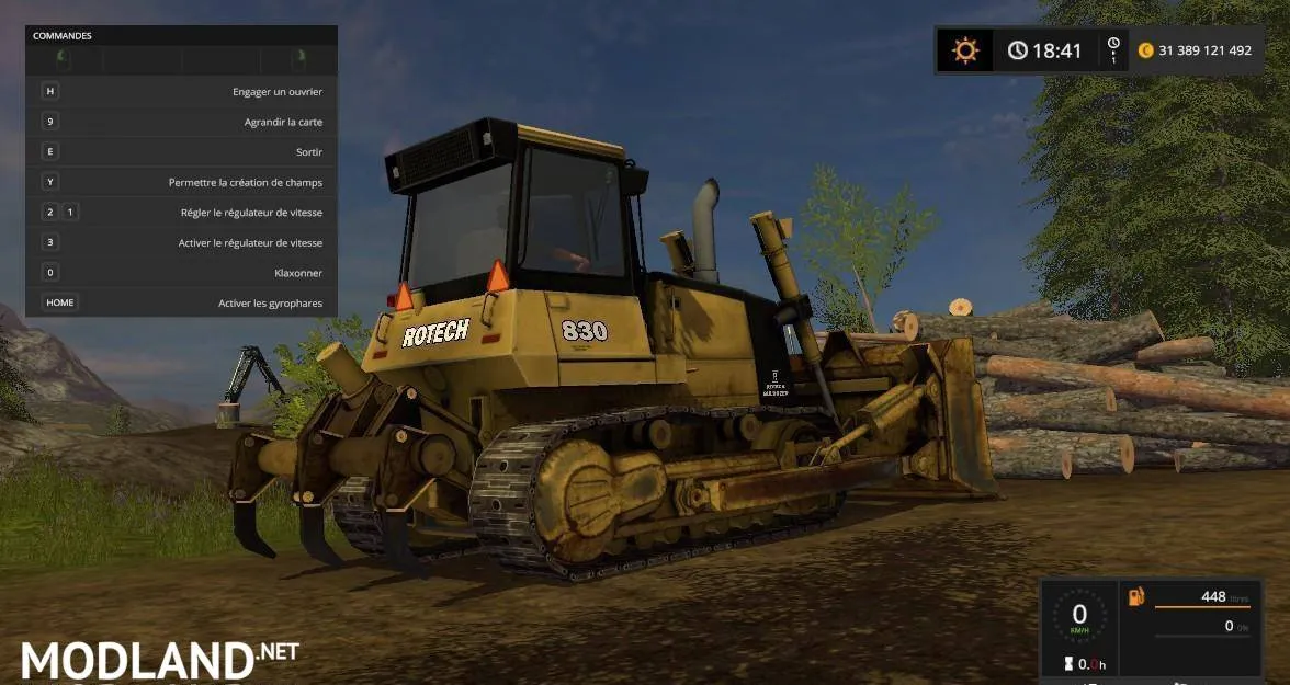 Bulldozer Rotech 830